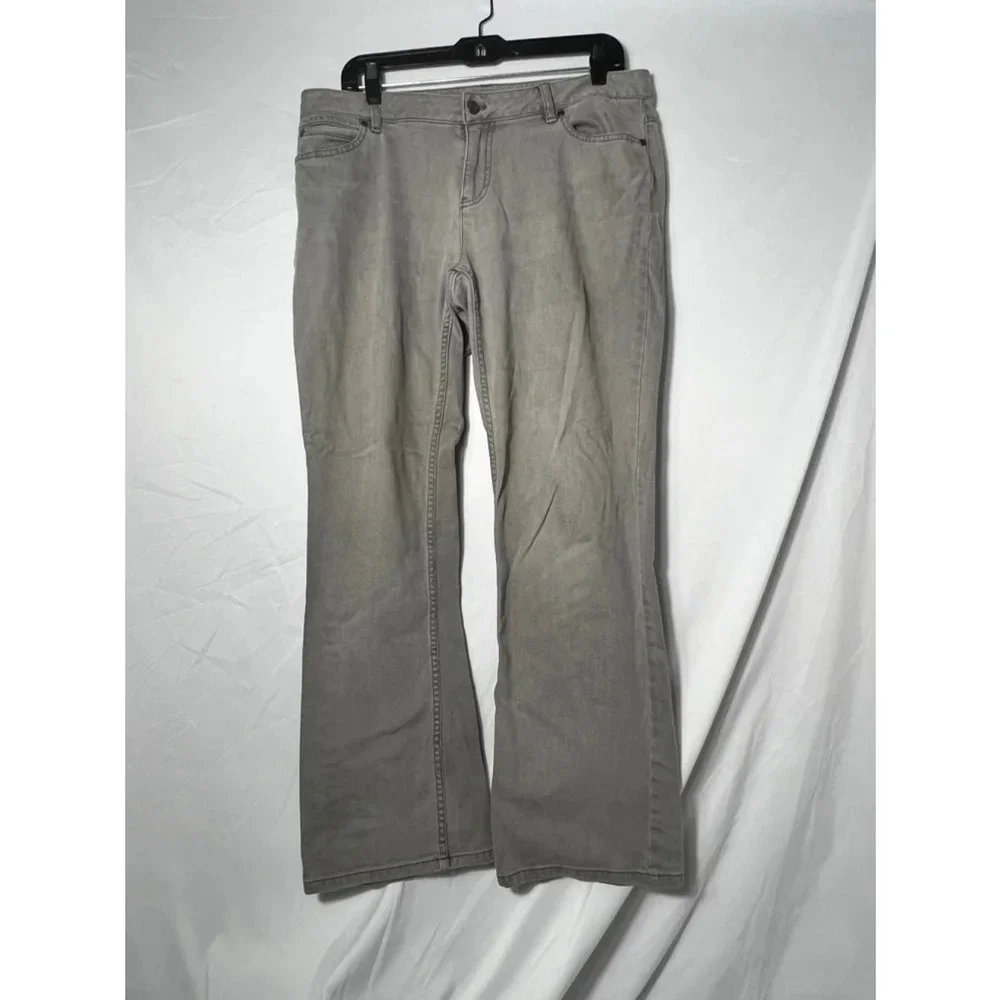 J.Jill Gray Boot‎ Cut Jeans Size 12 Petite